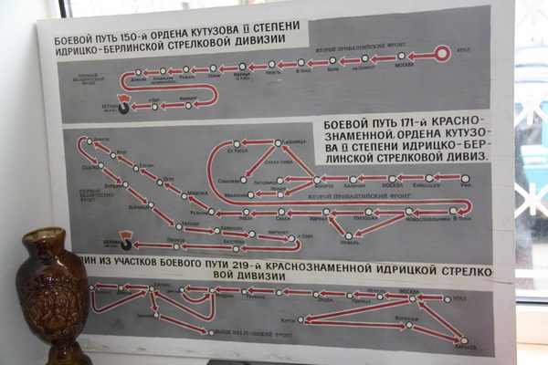На фото: школьный музей в Идрице