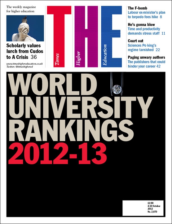 Опубликован мировой рейтинг университетов World University Rankings 2012-2013 (Фото 1)