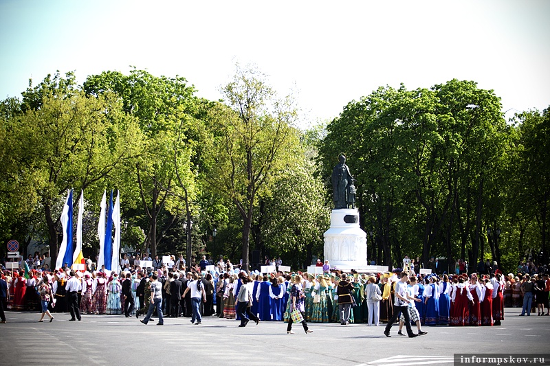 Певческий праздник России в Пскове (ФОТОРЕПОРТАЖ)