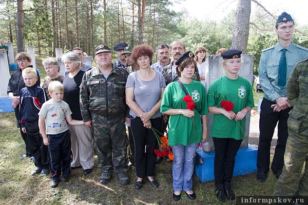 Захоронение останков 25 воинов, погибших в годы ВОВ