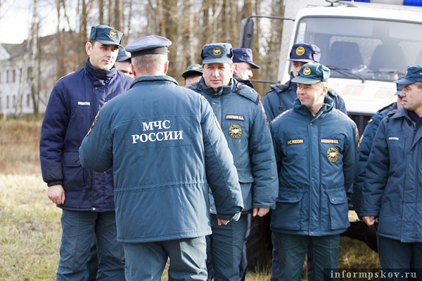 Закладка камня будущего пожарного поста