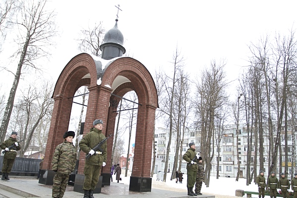 В Пскове почтили воинов-афганцев